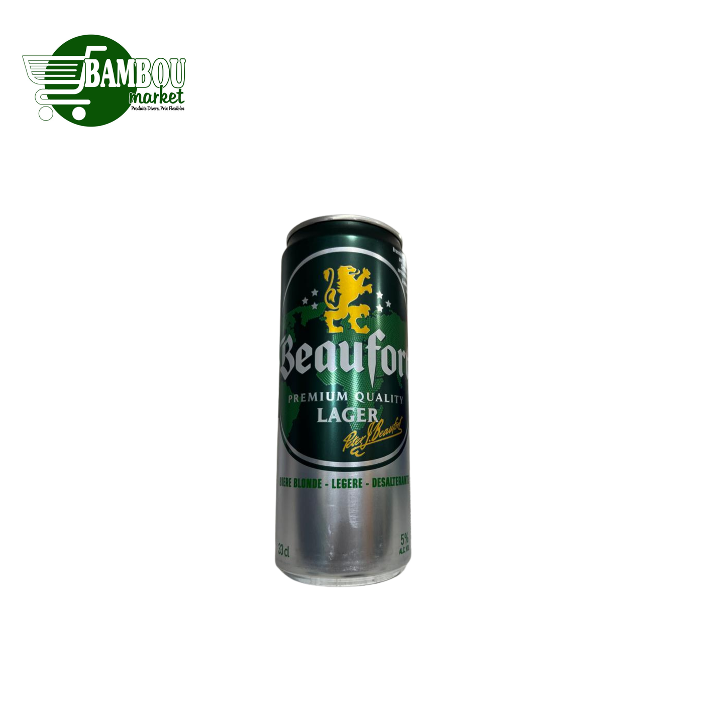 CANNETTE BEAUFORT LAGER 33CL
