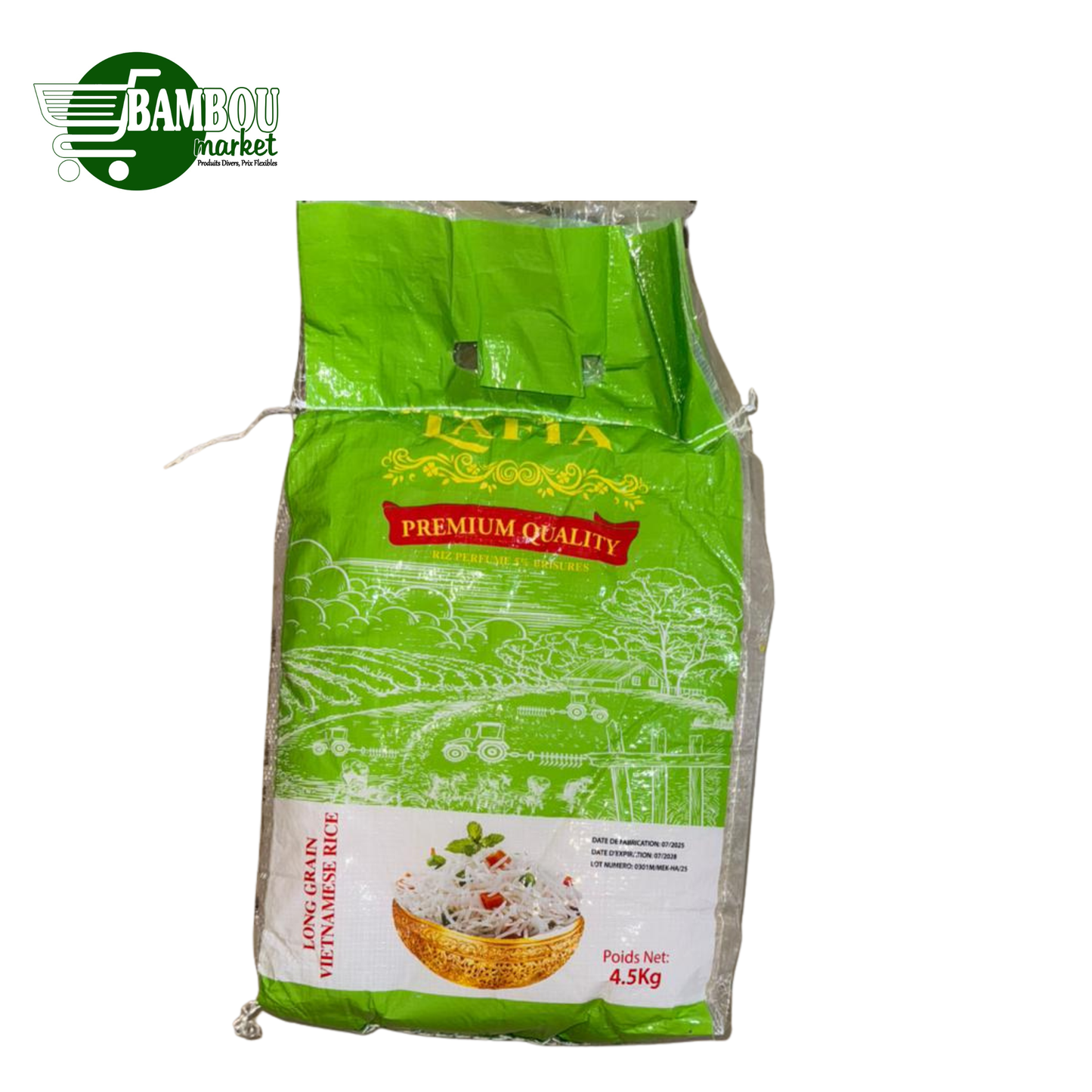 RIZ LAFIA VIETNAMIEN VERT 4.5KG