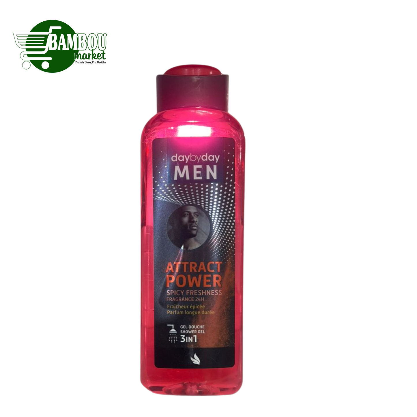 GEL DOUCHE DAYBYDAY MEN ATTRACT POWER 500ML