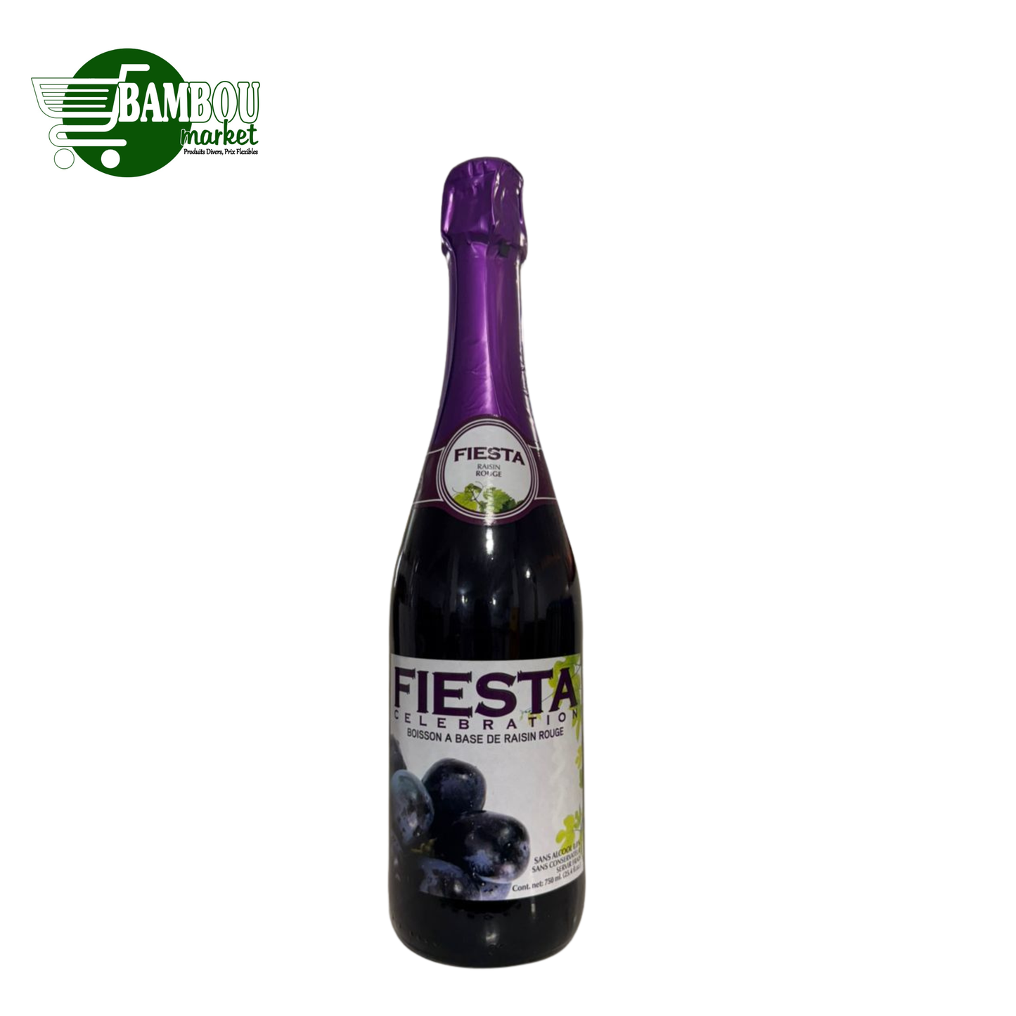BOISSON NON ALCOOLISE FIESTA RAISIN ROUGE 75CL