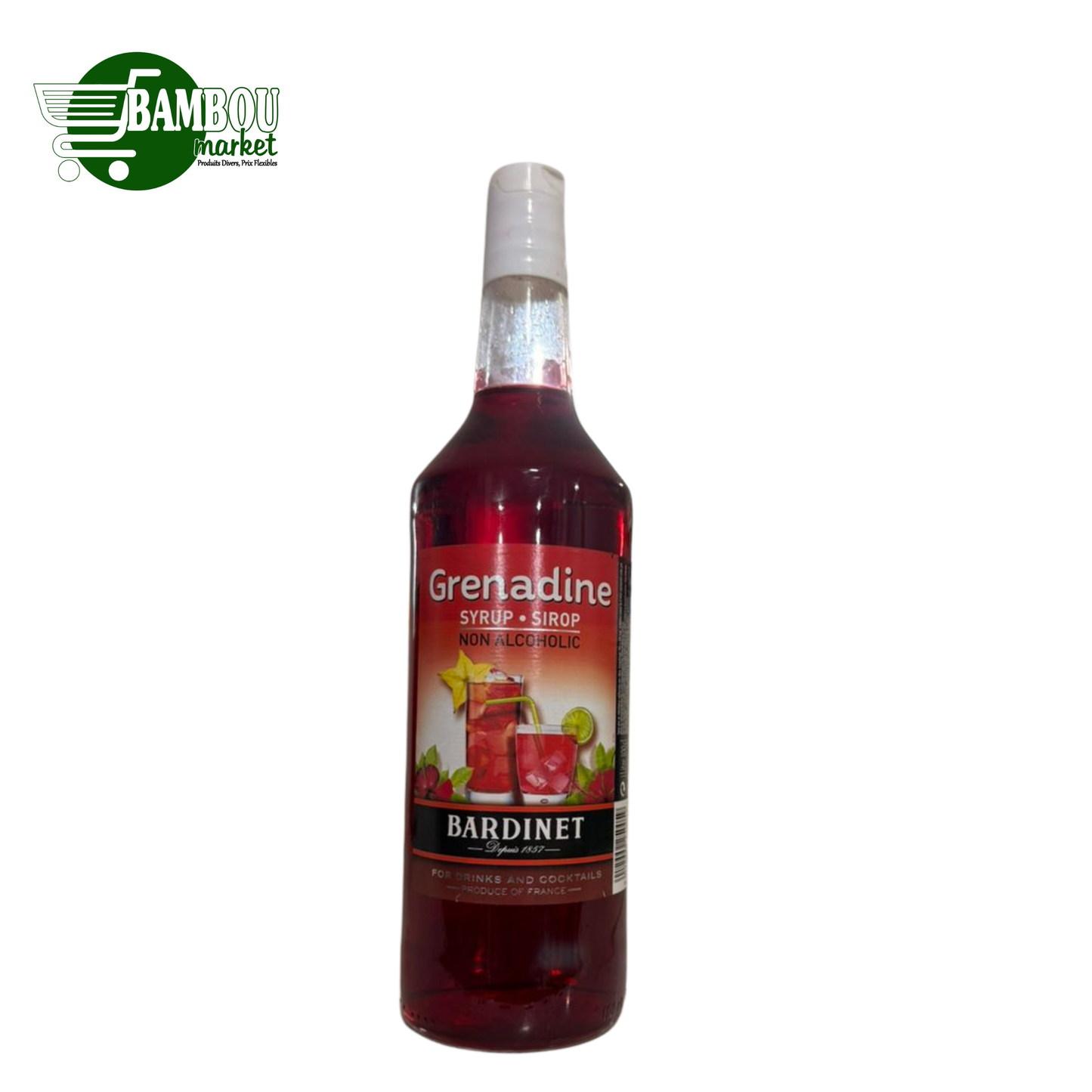SIROP DE GRENADINE BARDINET 1L