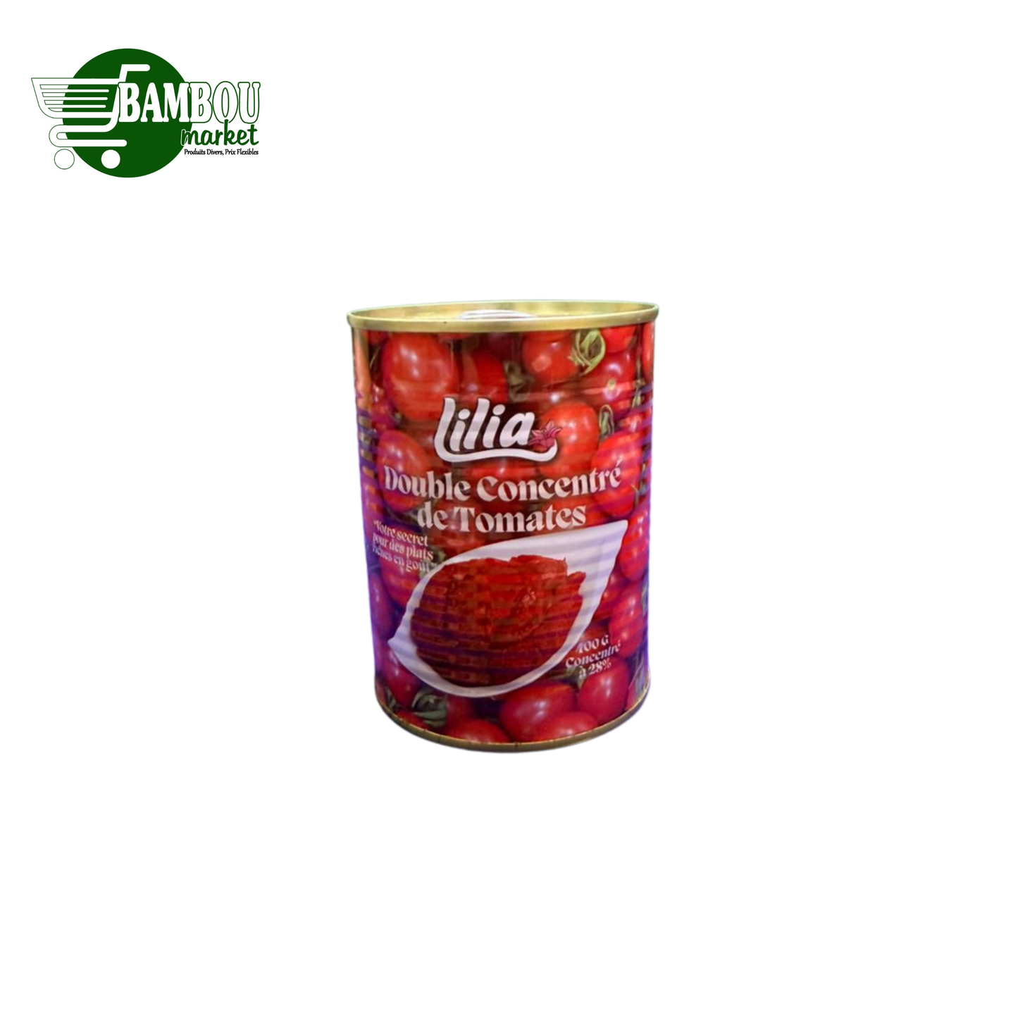 LILIA DOUBLE CONCENTRE DE TOMATE 400G