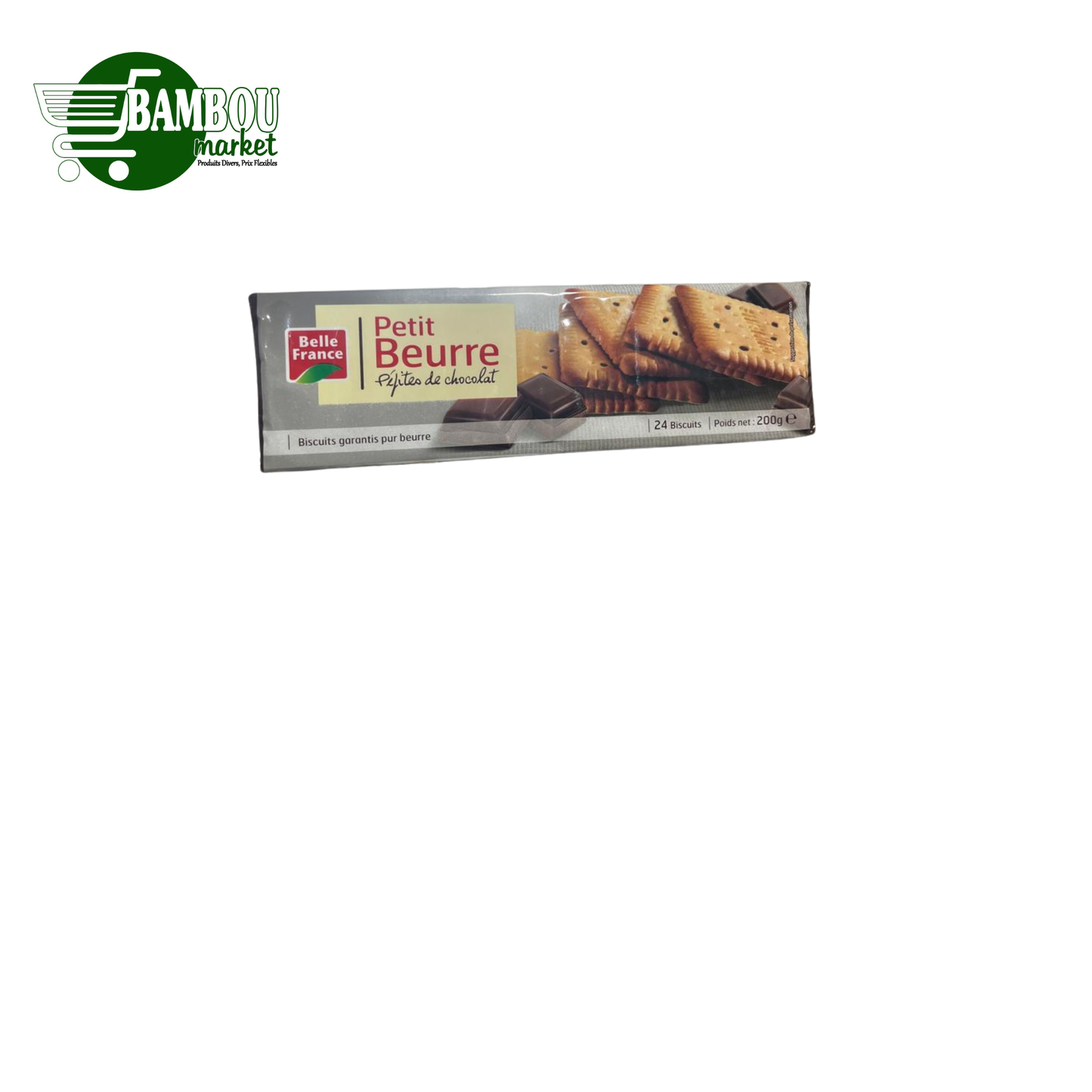 BISCUITS PETIT BEURRE PEPITES DE CHOCOLAT BELLE FRANCE
