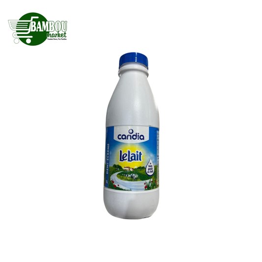 LAIT CANDIA DEMI-ECREME BLEU 1L