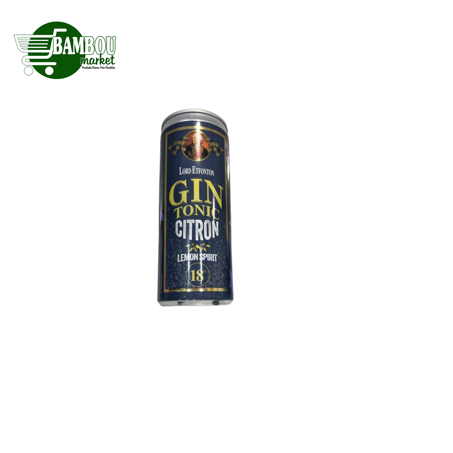 CAN. GIN TONIC CITRON 250ML