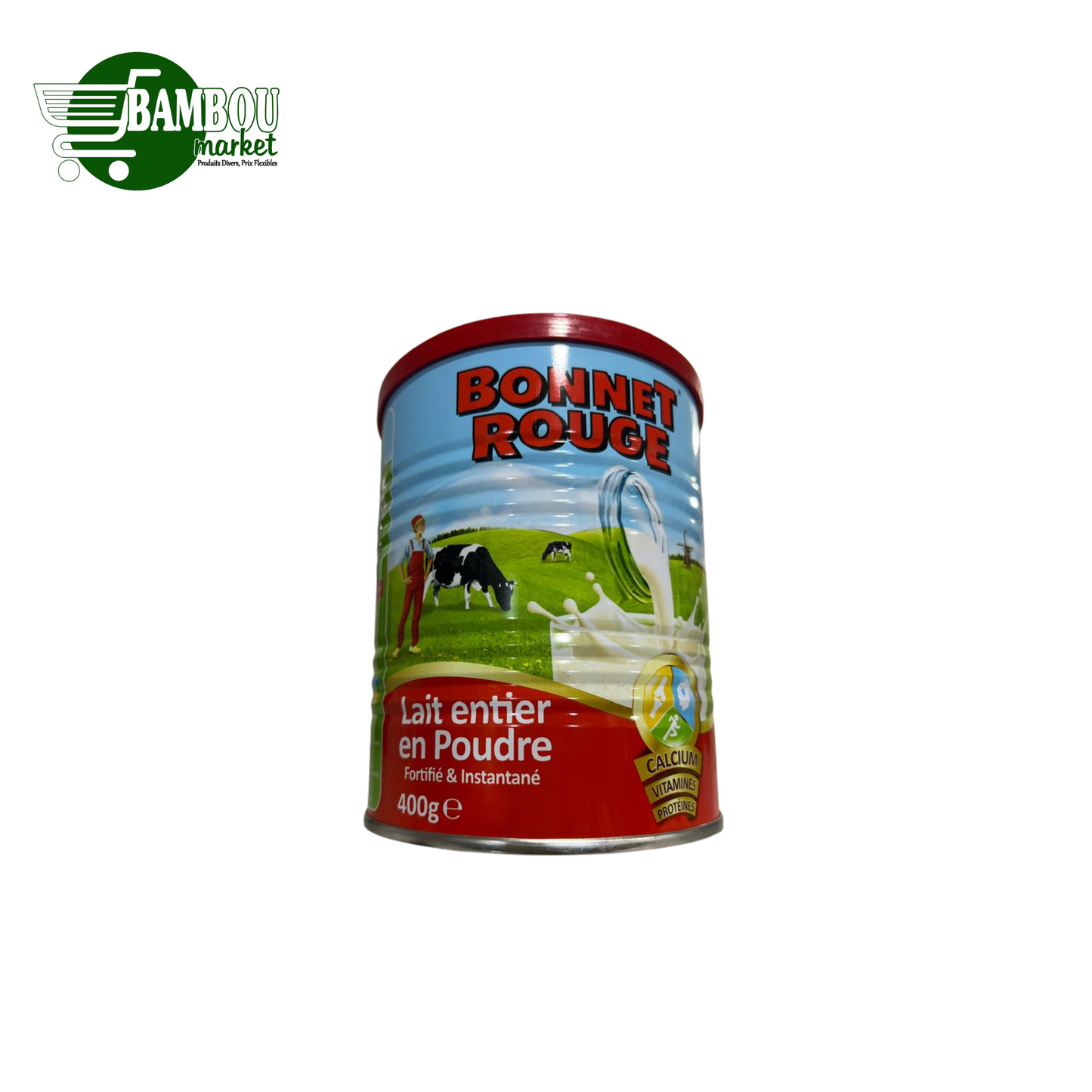 LAIT POUDRE BONNET ROUGE 400G