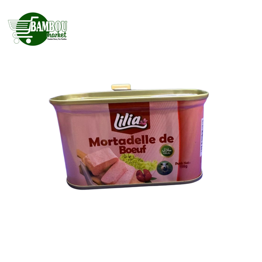 LILIA MORTADELLE DE BOEUF 198G