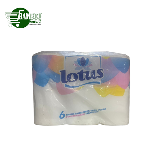 PAPIER TOILETTE LOTUS 6 ROULEAUX
