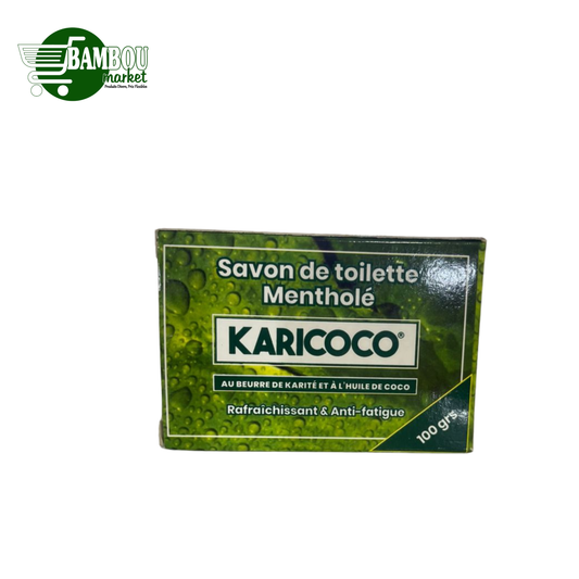 KARICOCO SAVON MENTHOLE AU BEURRE DE KARITE 100g