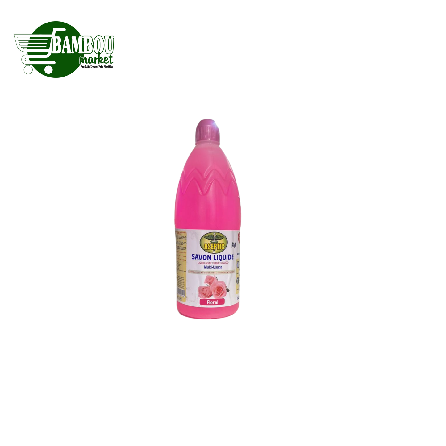 SAVON LIQUIDE ASEPTIC FLORAL 1L