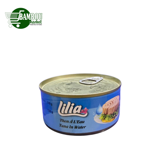 LILIA MORCEAUX DE THON A L'EAU 170G