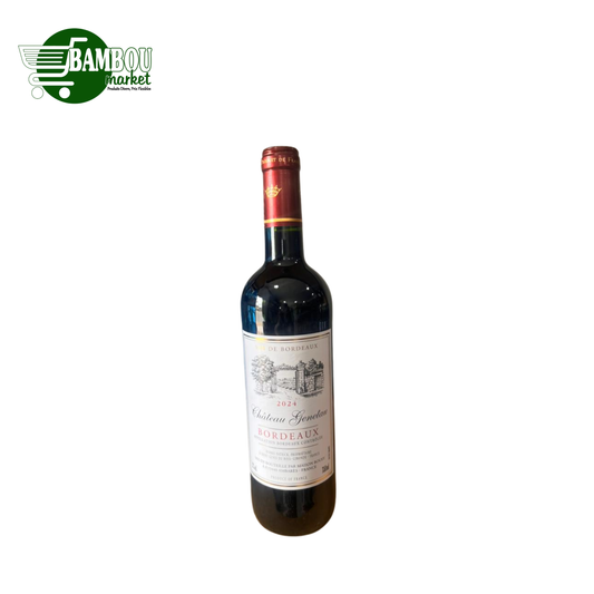 VIN ROUGE CHATEAU GENETAU 750ML
