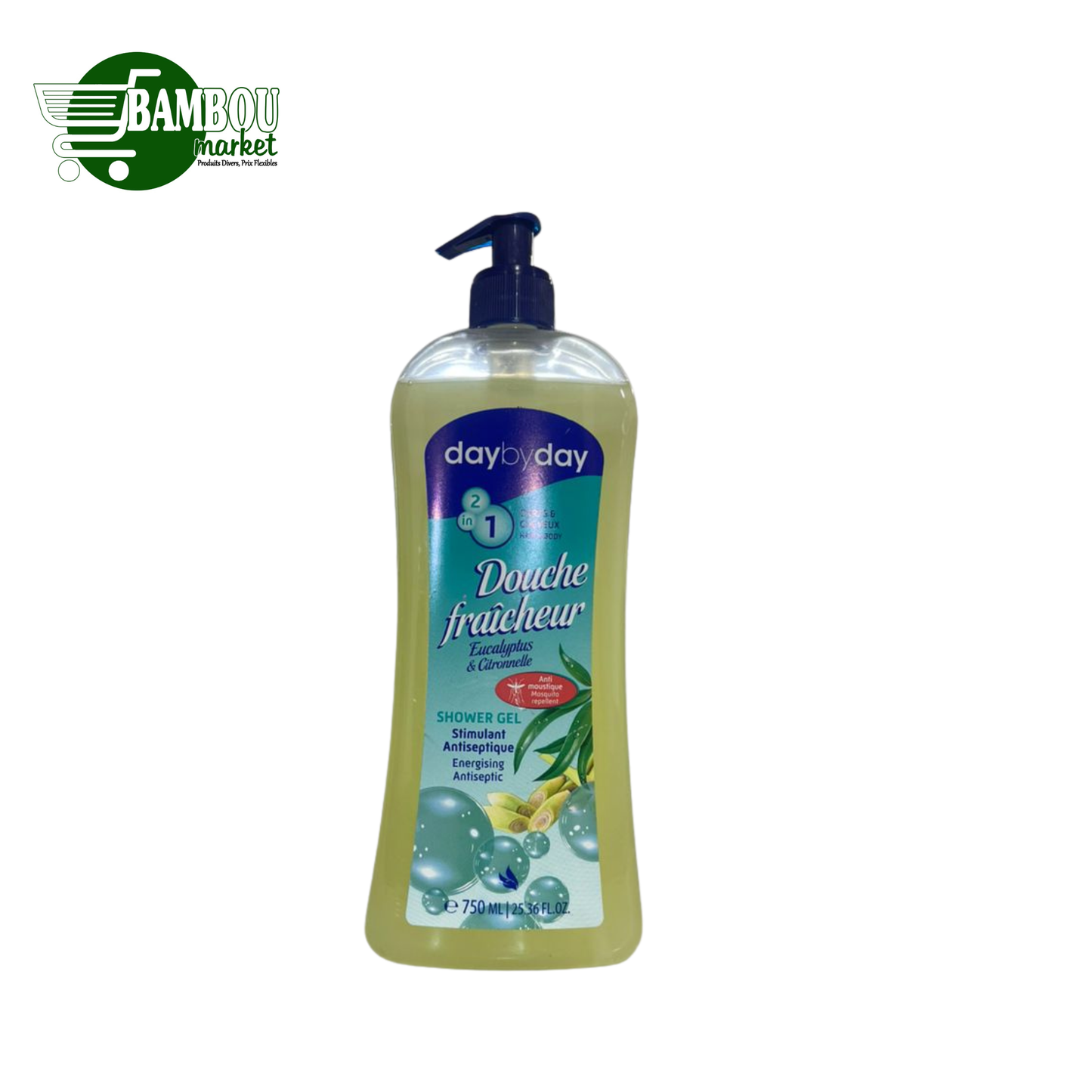 EL DOUCHE DAYBYDAY EUCALYPTUS & CITRONNELLE 750ML
