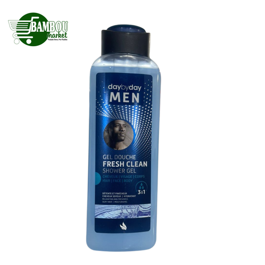 GEL DOUCHE DAYBYDAY MEN FRESH CLEAN 500ML