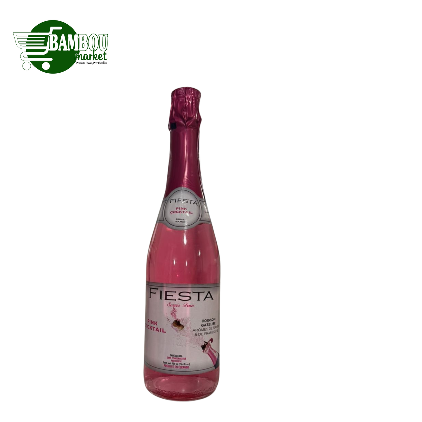 BOISSON NON ALCOOLISE FIESTA PINK COCKTAIL 75CL