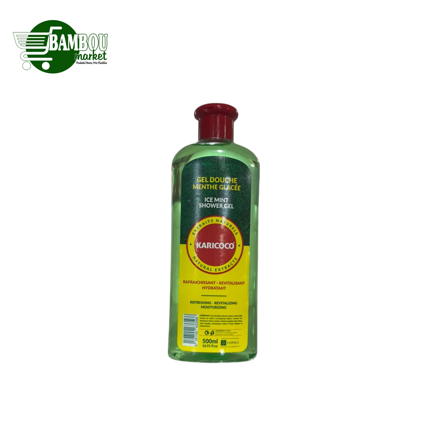 GEL DOUCHE MENTHE GLACEE KARICOCO