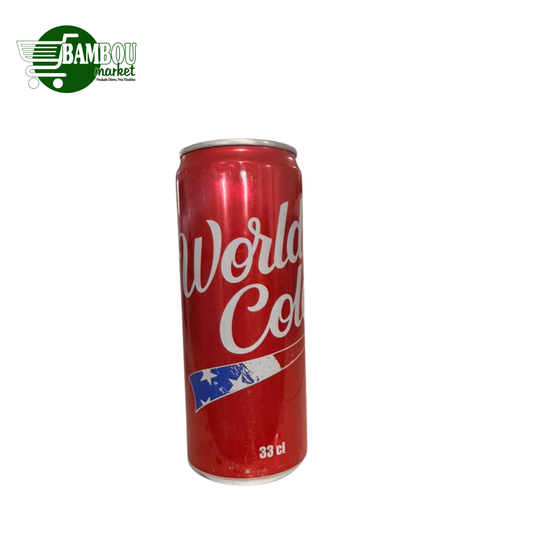 CANNETTE WORLD COLA 33CL